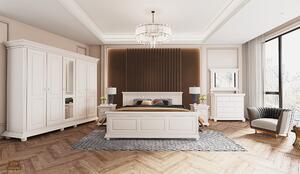 Dormitor Luxus Lemn Masiv, Alb