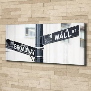 Pictură pe pânză semn Wall Street