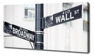 Pictură pe pânză semn Wall Street
