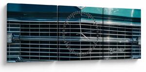 Tablou - Cadillac (cu ceas) (90x30 cm)