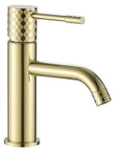 Baterie pentru lavoar Rea Lungo Diamond Gold