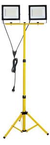 Proiector LED cu suport TIGRA 2xLED/100W/230V 4000K IP54 negru/galben