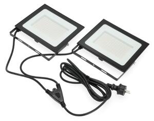 Proiector LED cu suport TIGRA 2xLED/100W/230V 4000K IP54 negru/galben
