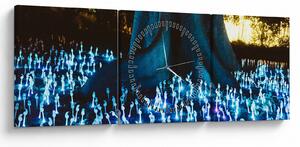 Tablou - Copac magic (cu ceas) (90x30 cm)