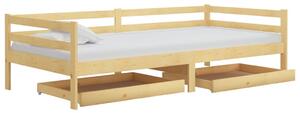 Sertare pentru pat de zi, 2 buc., lemn masiv de pin