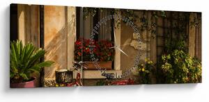 Tablou - Italia pitorească (cu ceas) (90x30 cm)