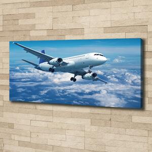 Imprimare tablou canvas Avionul în nori
