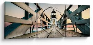 Tablou - pe dig (cu ceas) (90x30 cm)