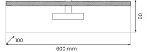 Aplică LED pentru tablouri PRADO LED/11W/230V alb