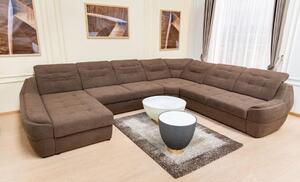 Colțar Extensibil Space XXL Maro - Vega 36 Stânga