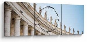 Tablou - Vatican (cu ceas) (90x30 cm)