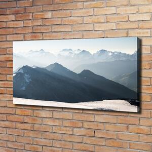 Imprimare tablou canvas vârfuri de munte