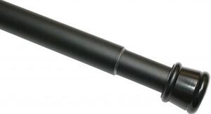 Bară extensibilă 26/23 mm negru mat , 60 - 110cm, 60 - 110 cm