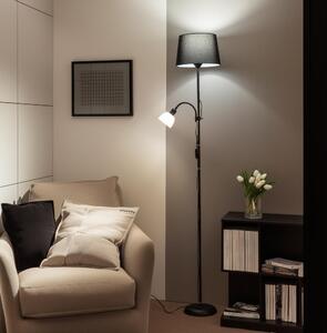 Brilagi - Lampadar CERIA 1xE27/100W/230V + 1xE14/25W negru