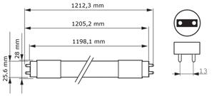 Tub LED fluorescent Philips MASTER T8 G13/16W/80V 6500K 120 cm