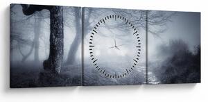 Tablou - Drum pin ceață (cu ceas) (90x30 cm)