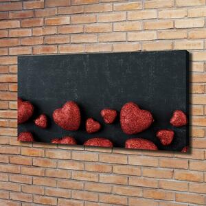 Tablou canvas Inima pe o placă