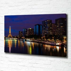 Tablou pe pânză canvas Parisul noaptea