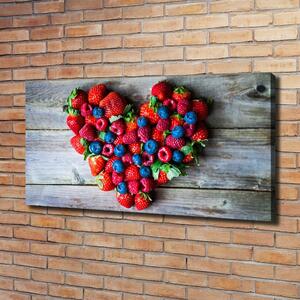 Imprimare tablou canvas Inima de fructe