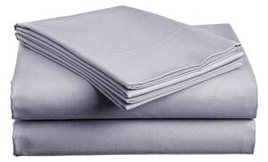 Cearsaf din bumbac LUX gri deschis 140x240 cm