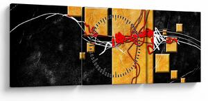 Tablou abstract - Dansatoare (cu ceas) (90x30 cm)