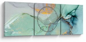 Tablou abstract (cu ceas) (90x30 cm)