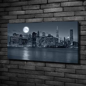 Imprimare tablou canvas New York, pe timp de noapte