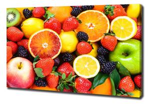 Print pe pânză fructe colorate
