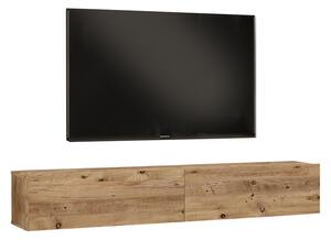 Comoda TV suspendata Delora, culoare stejar sonoma, 180 x 31.6 x 29.6 cm