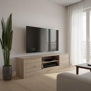 Comoda TV Sasora, nuanta sonoma, 150 x 35 x 41.5 cm