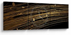 Tablou abstrat (cu ceas) (90x30 cm)
