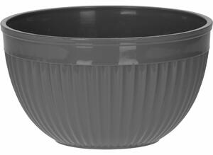 Bol din plastic cu nervuri, 2 l, gri