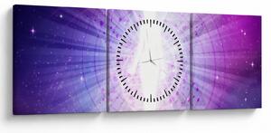 Tablou abstract - Femeie (cu ceas) (90x30 cm)