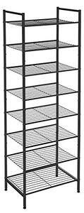 Pantofar, Songmics, Negru, 44.6x30.5x128.5 cm