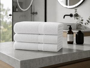 Prosop CLARYSSE ELEGANCE 60x110 cm alb, 100% bumbac