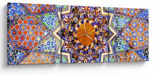 Tablou cu mozaic (cu ceas) (90x30 cm)