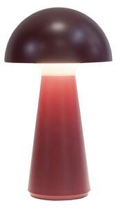 Sirius Lampă de masă cu LED și baterie Sam, culoare burgund, din plastic, înălțime 28, reglabil, Roșu, Plastic, Scandinavă