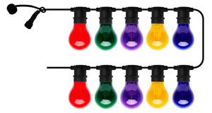 Sirius Ghirlandă luminoasă LED Tobias, set de bază, multicoloră, 10 becuri, lungime, Multicolor, Plastic