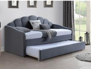 Pat Vella Tapitat Cu Catifea Gri Bluvel 14,90X200cm