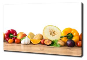 Print pe canvas Fructe si legume