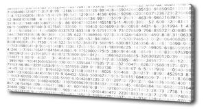 Tablouri tipărite pe pânză cod binar