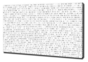 Tablouri tipărite pe pânză cod binar
