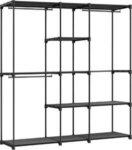 Cuier stander modular Negru Songmics 182x43x182 cm