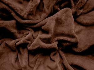 Cearsaf Cocolino microplus cu elastic SOFT 160x200 cm maro