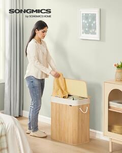 Cos de rufe Songmics Natural 52x32x61 cm