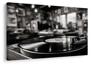Tablou gramofon retro în interior