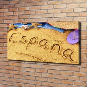 Tablou pe pânză Spania inscripție