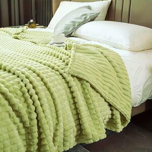 Patura Cocolino pufoasa 200 x 230 cm, verde