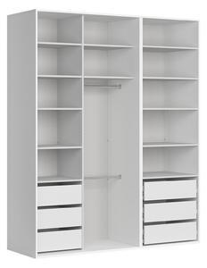 Dressing FLEX, alb, PAL, 195x66x240 cm