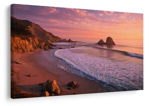 Tablou apus de soare peste ocean